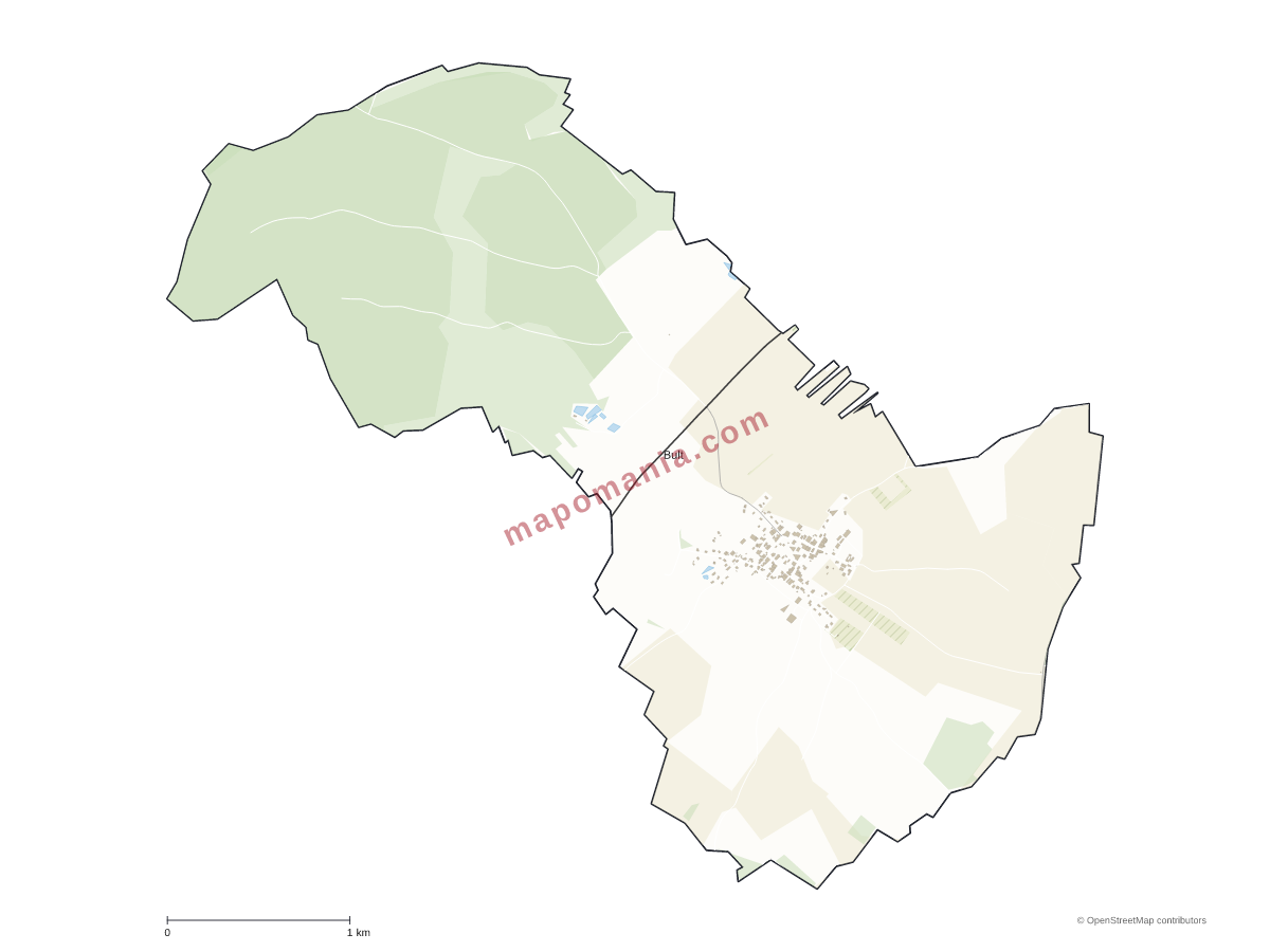 Carte de Bult à personnaliser