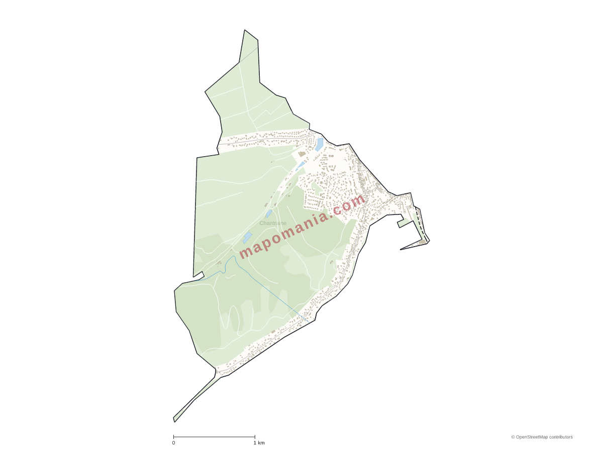 Carte de Chantraine à personnaliser