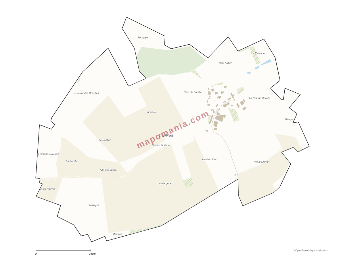 Carte de Chef-Haut à personnaliser