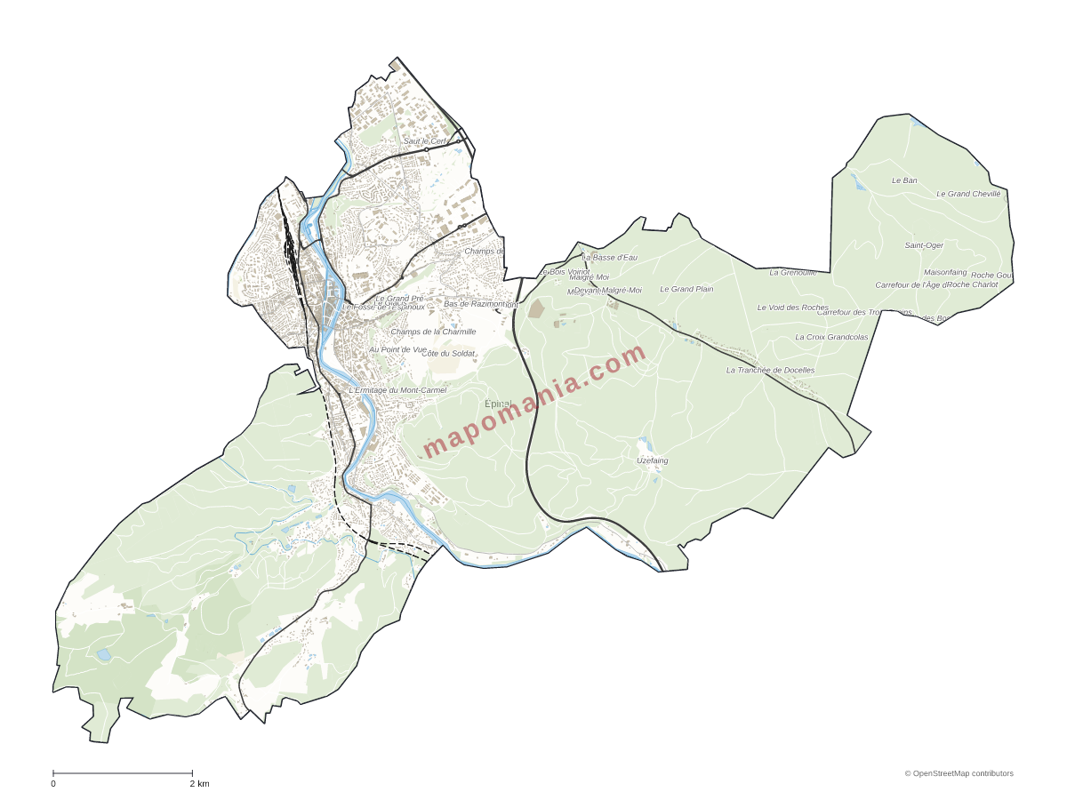Carte de Épinal à personnaliser