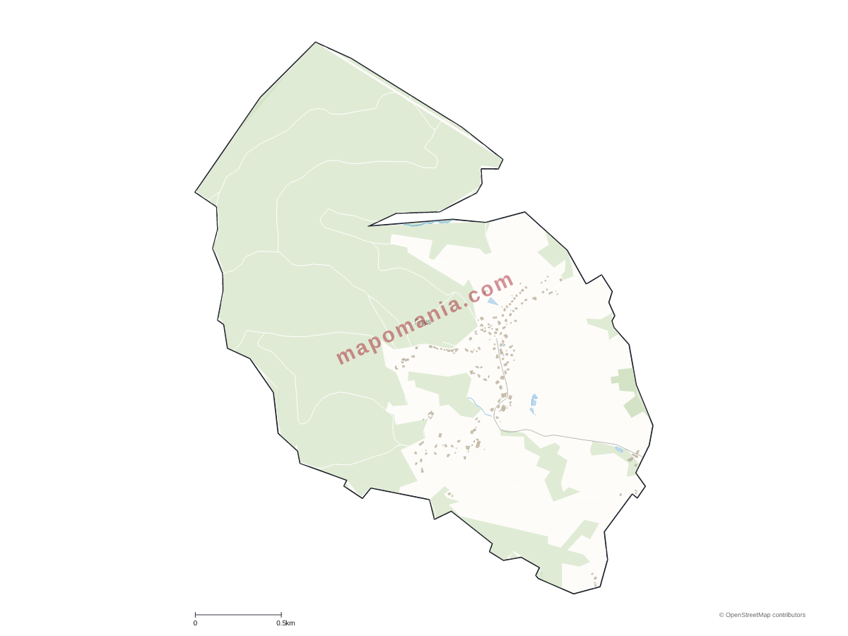 Carte de Fays à personnaliser