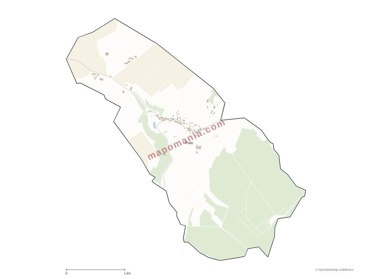 Carte de Frain à personnaliser