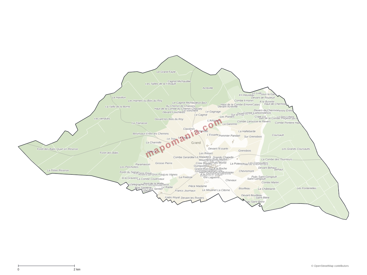 Carte de Grand à personnaliser