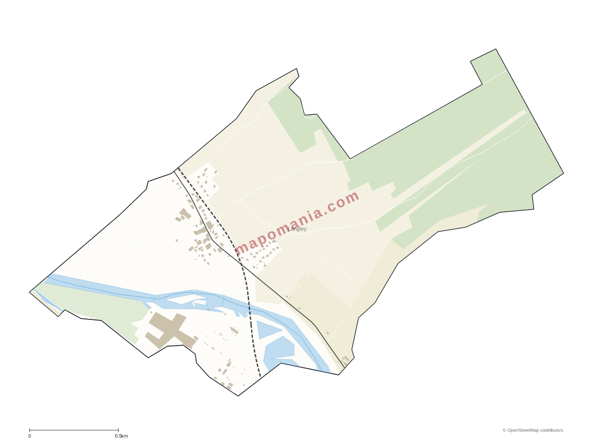 Carte de Langley à personnaliser