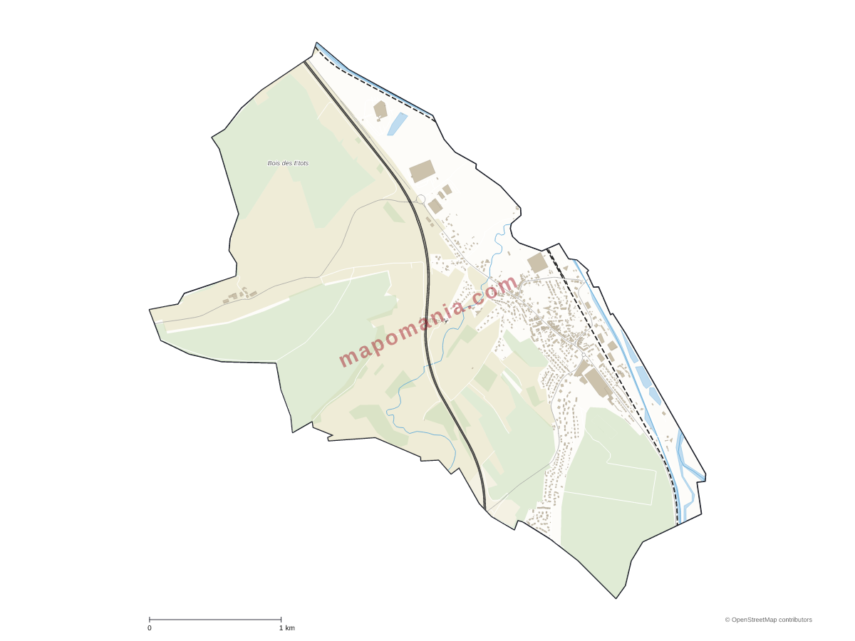 Carte de Nomexy à personnaliser