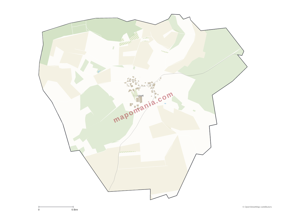 Carte de Rancourt à personnaliser