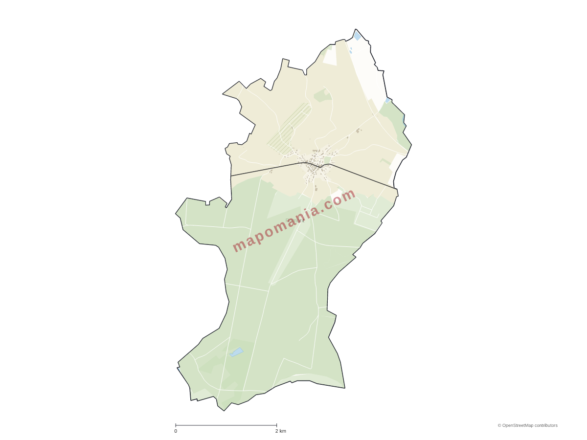 Carte de Romont à personnaliser
