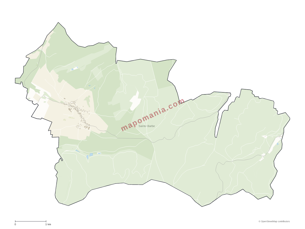 Carte de Sainte-Barbe à personnaliser