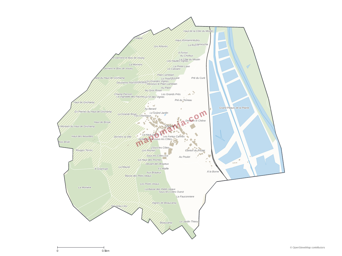 Carte de Socourt à personnaliser