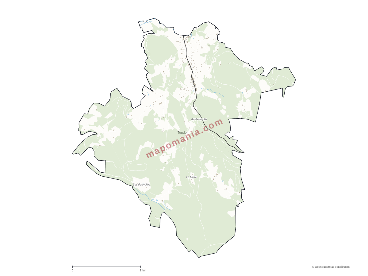 Carte de Tendon à personnaliser