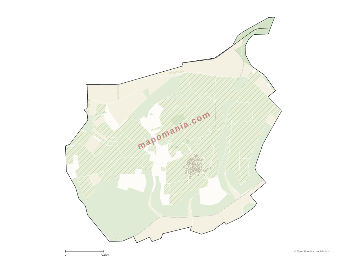 Carte de Béru à personnaliser