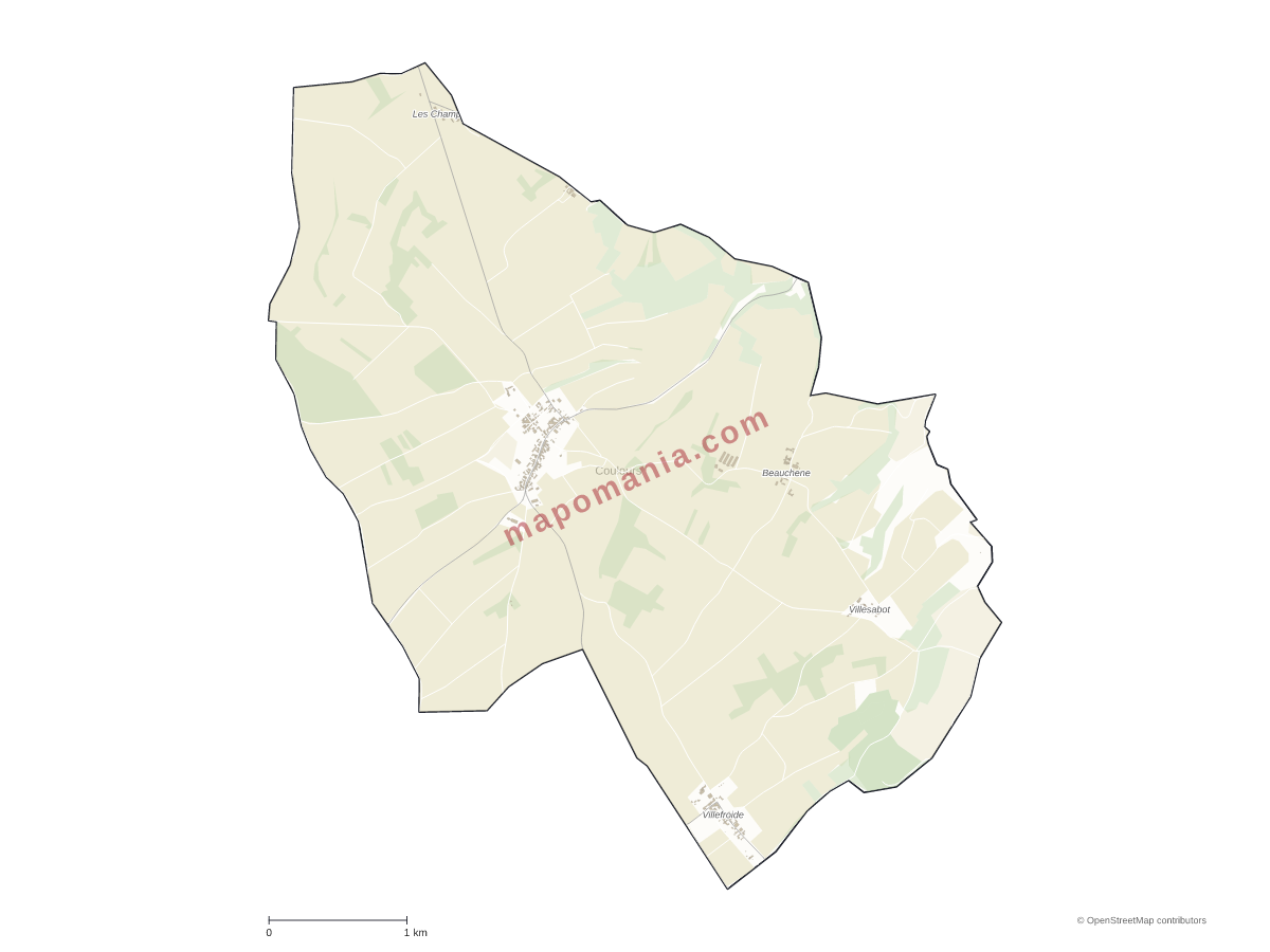 Carte de Coulours à personnaliser