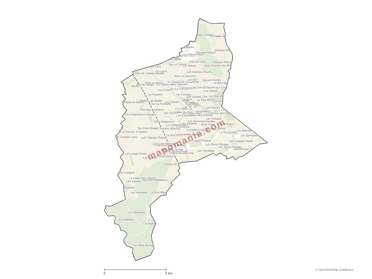 Carte de Dyé à personnaliser