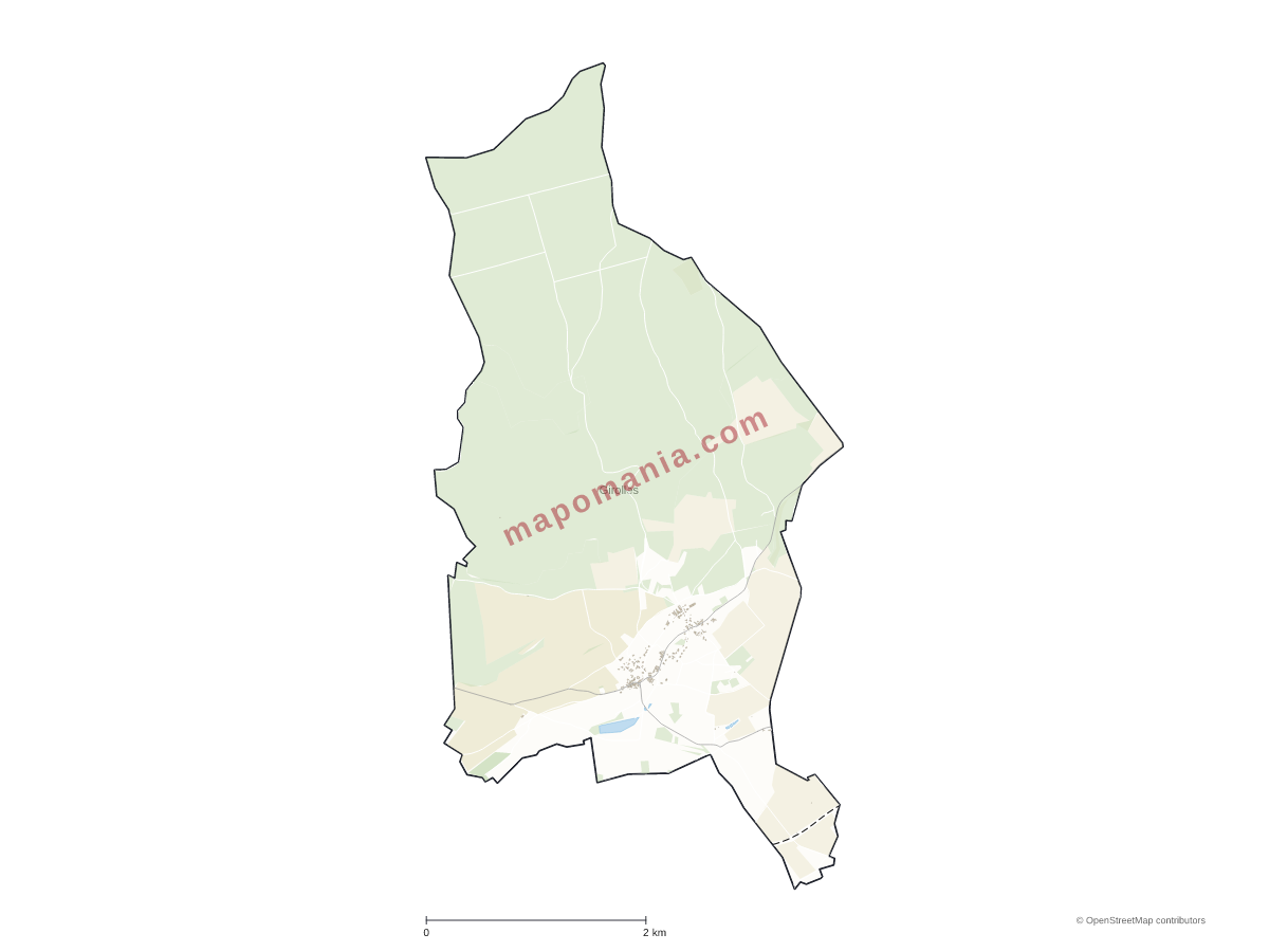 Carte de Girolles à personnaliser