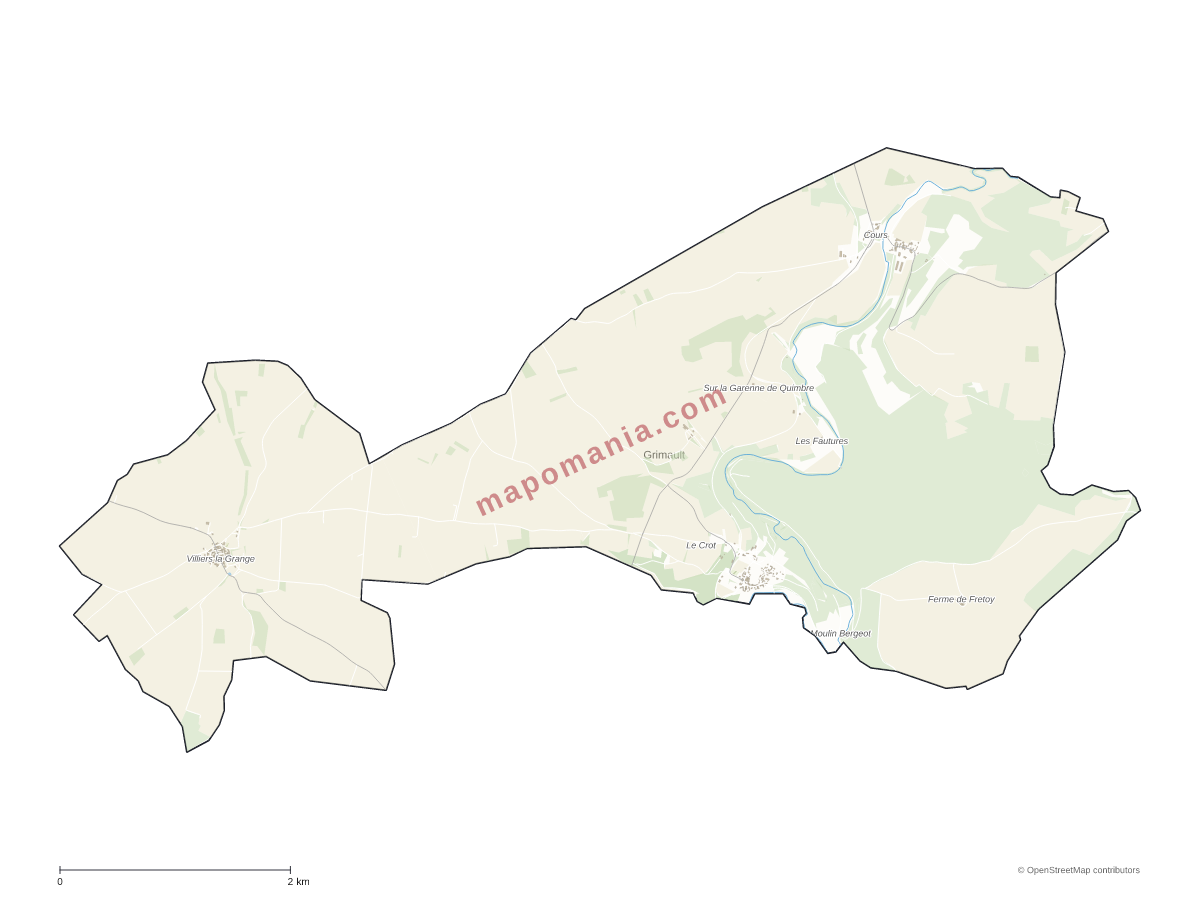 Carte de Grimault à personnaliser