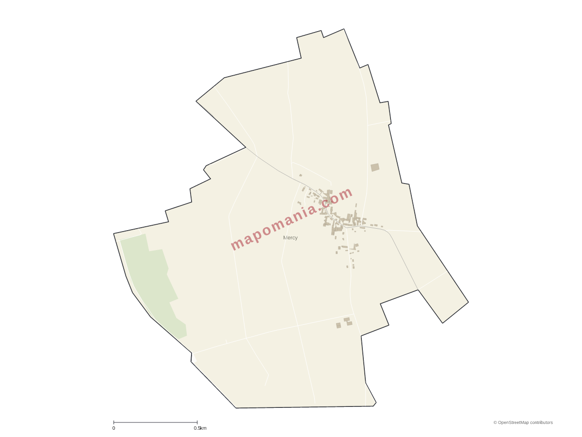 Carte de Mercy à personnaliser