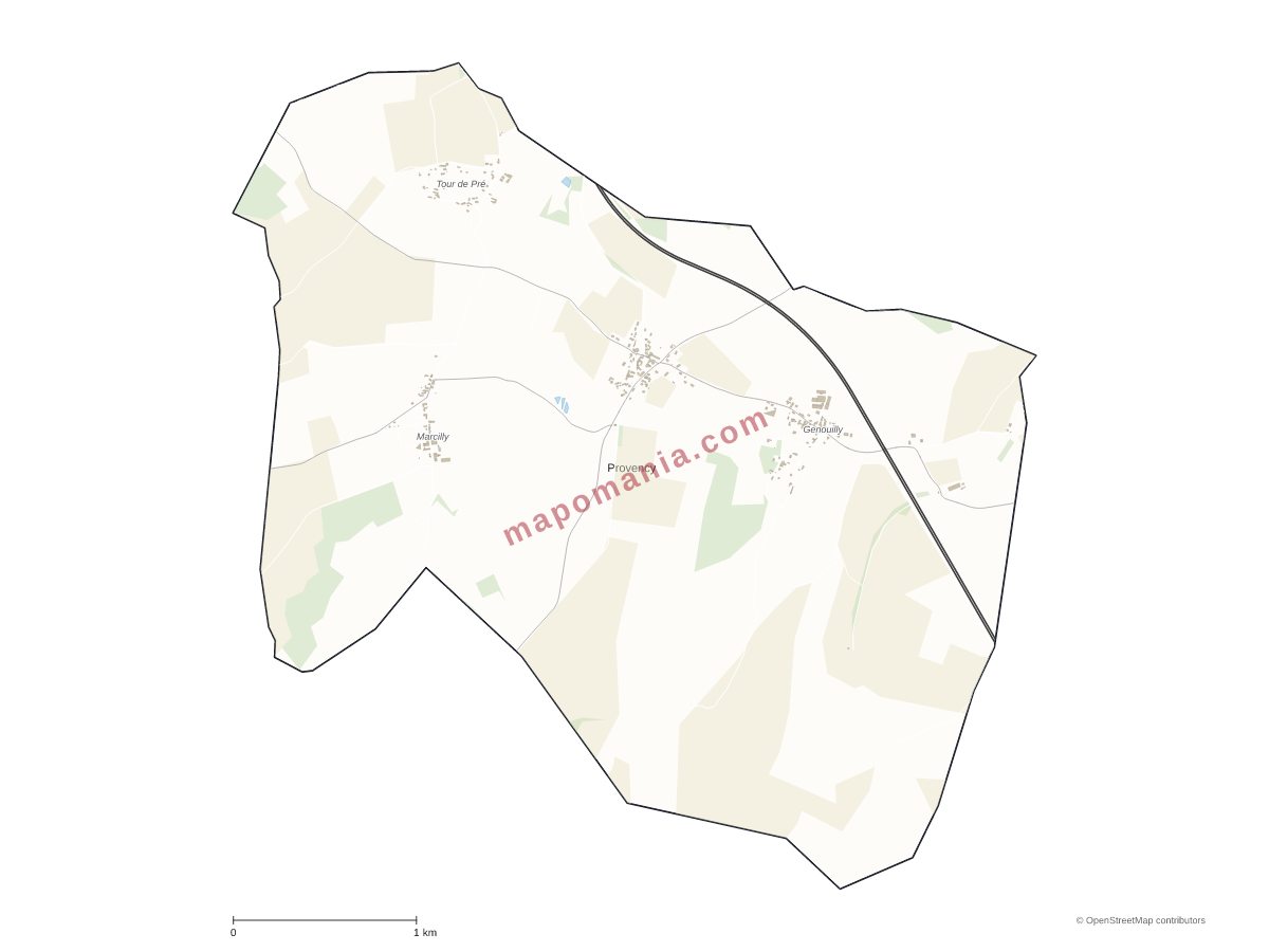 Carte de Provency à personnaliser