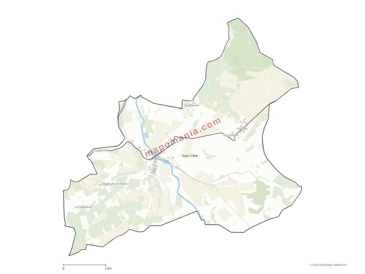 Carte de Saint-Père à personnaliser