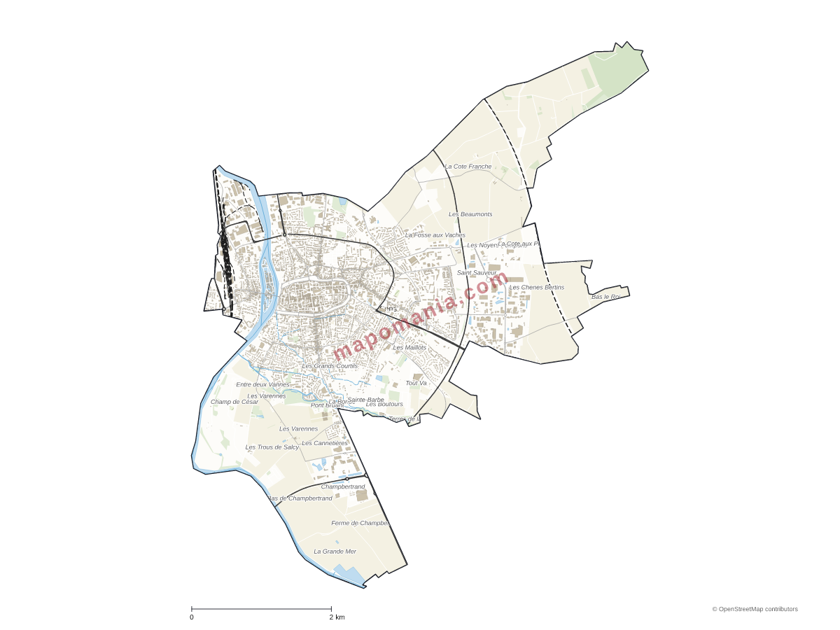 Carte de Sens à personnaliser