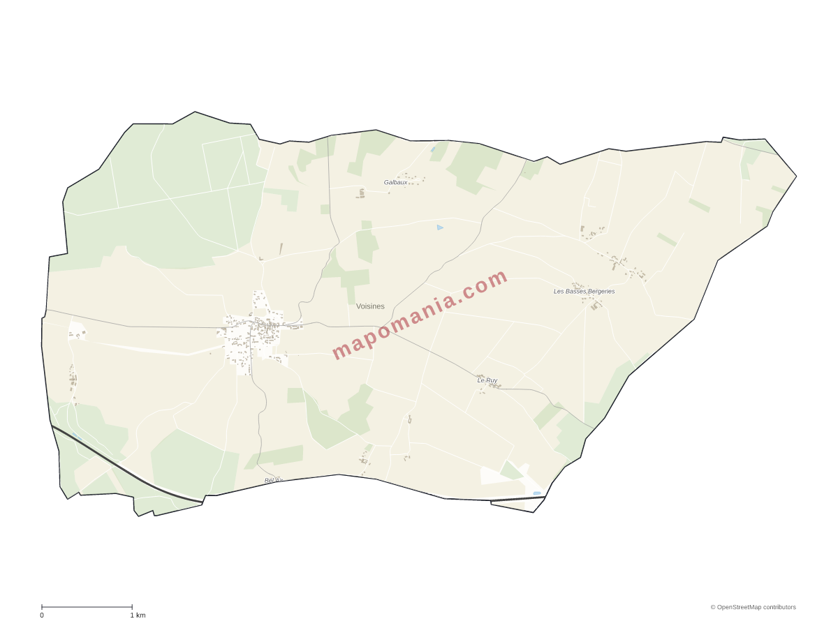 Carte de Voisines à personnaliser