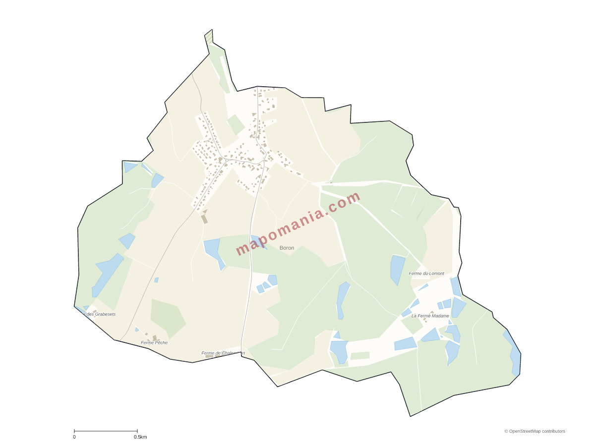 Carte de Boron à personnaliser
