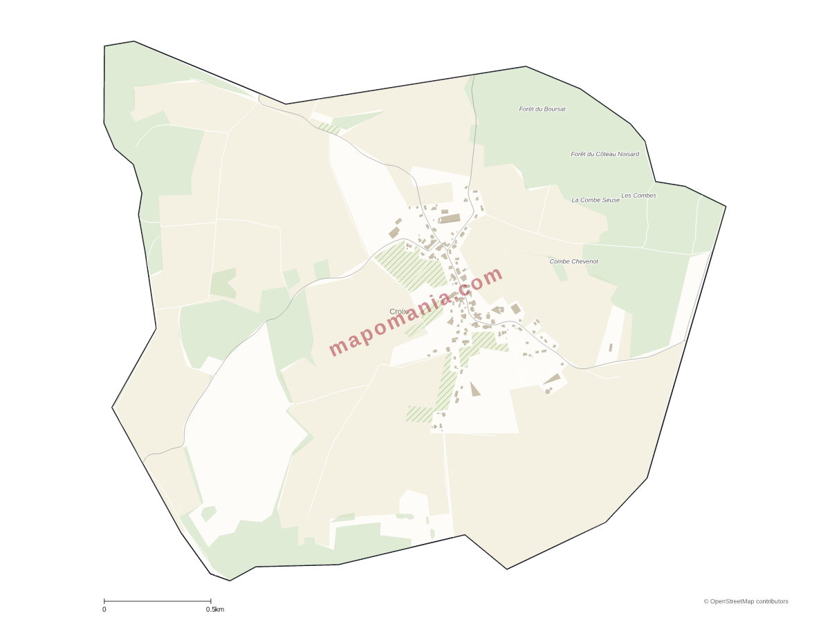 Carte de Croix à personnaliser
