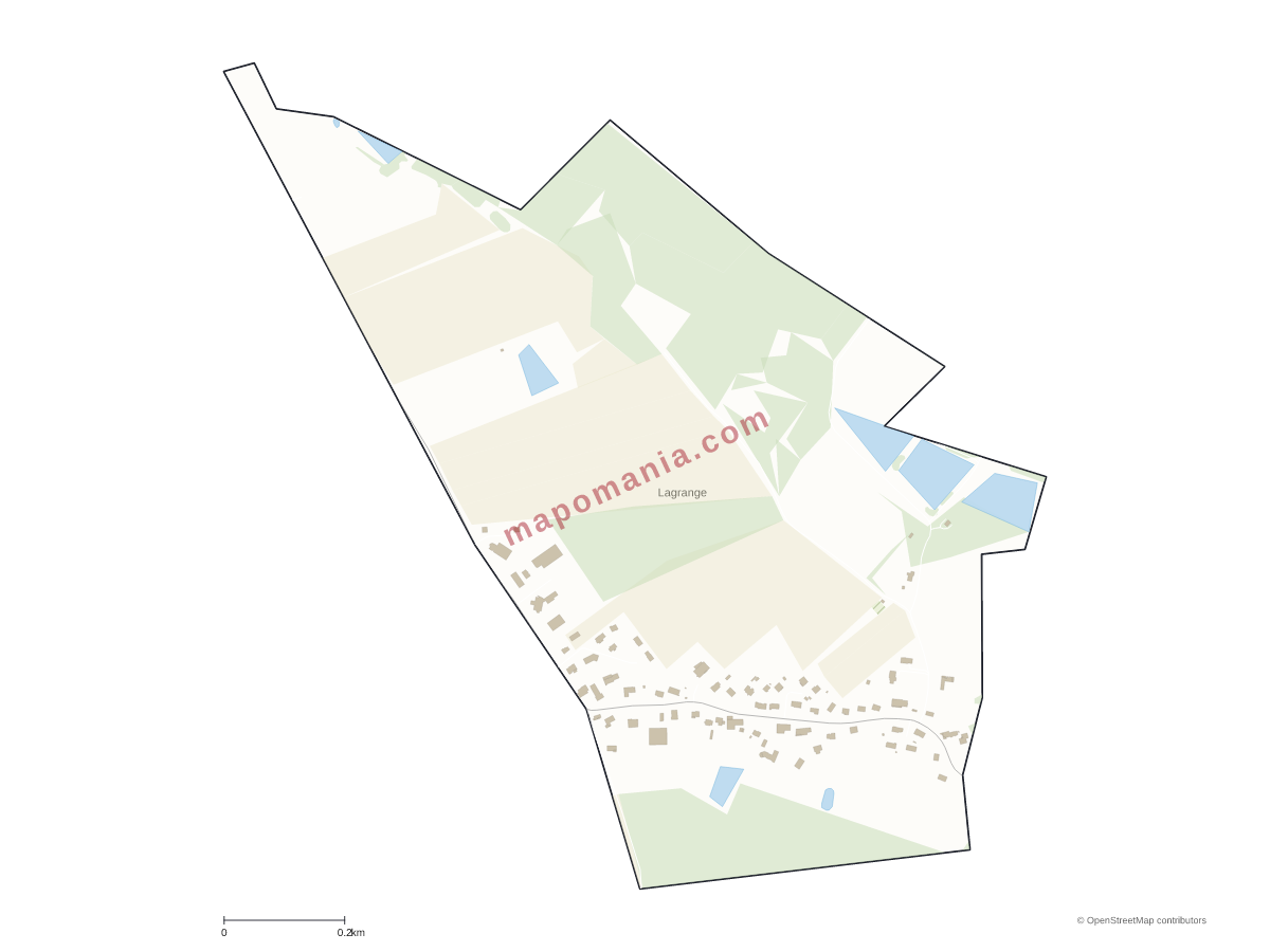 Carte de Lagrange à personnaliser
