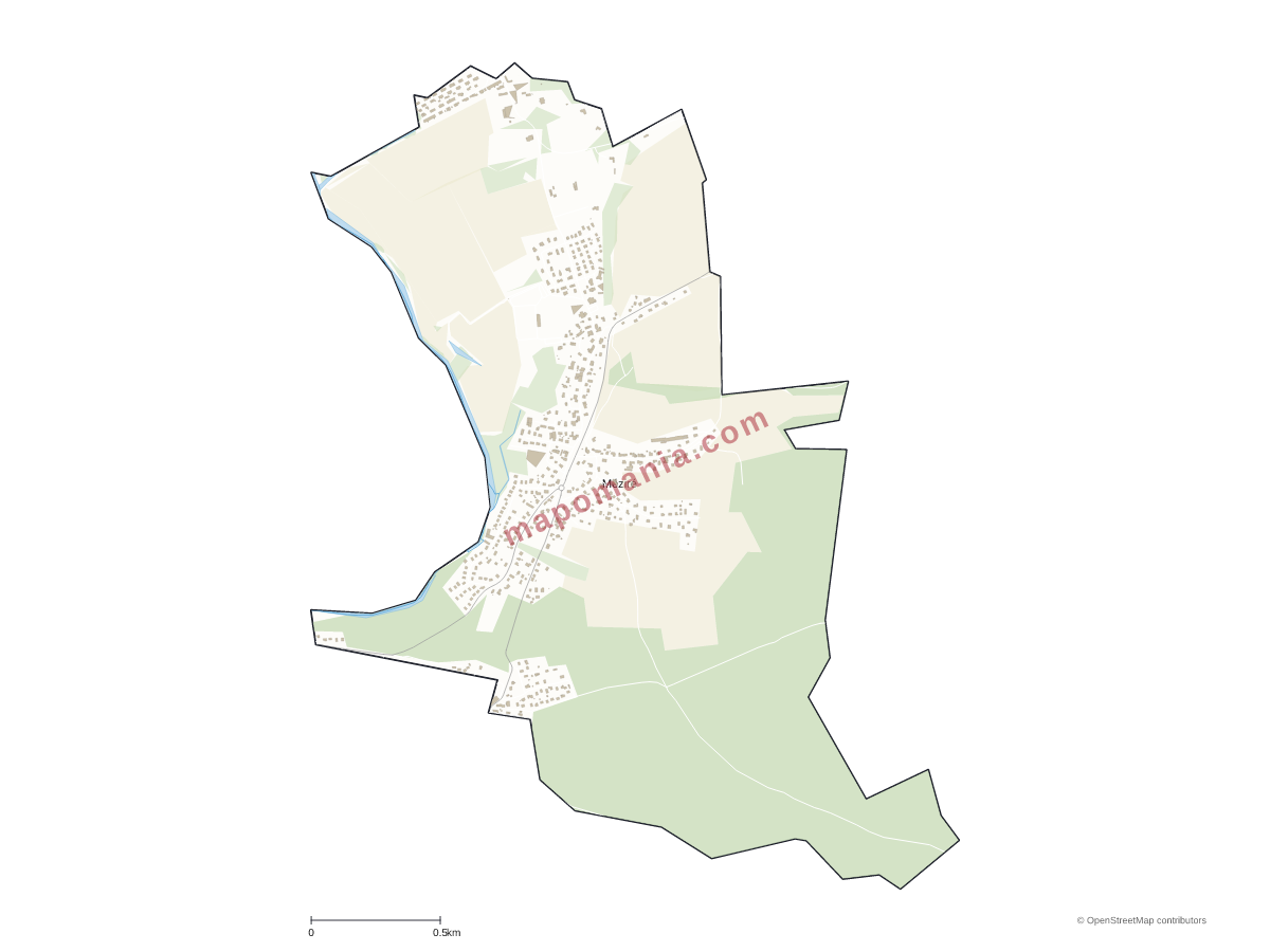 Carte de Méziré à personnaliser