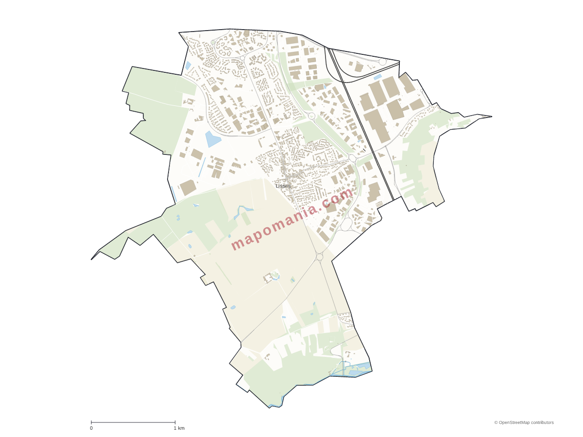 Carte de Lisses à personnaliser
