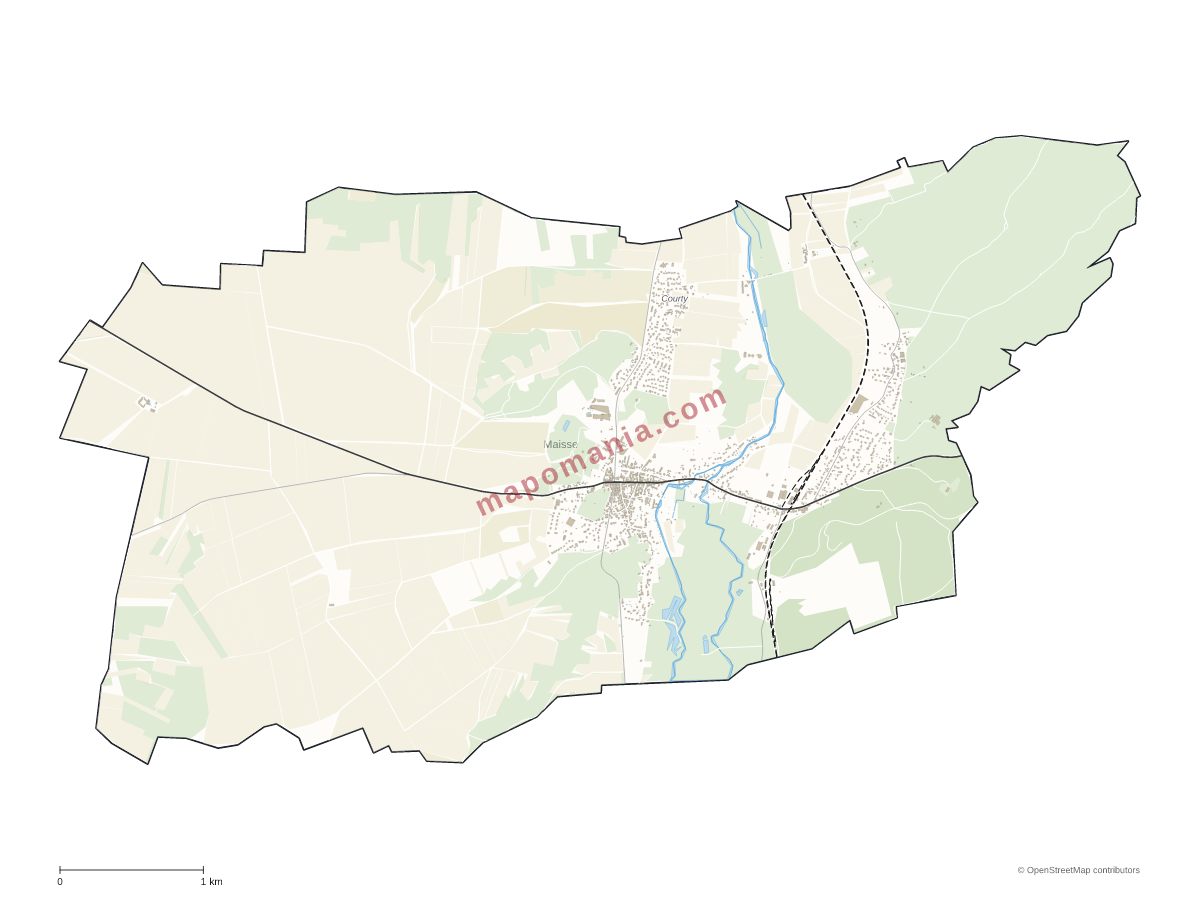 Carte de Maisse à personnaliser