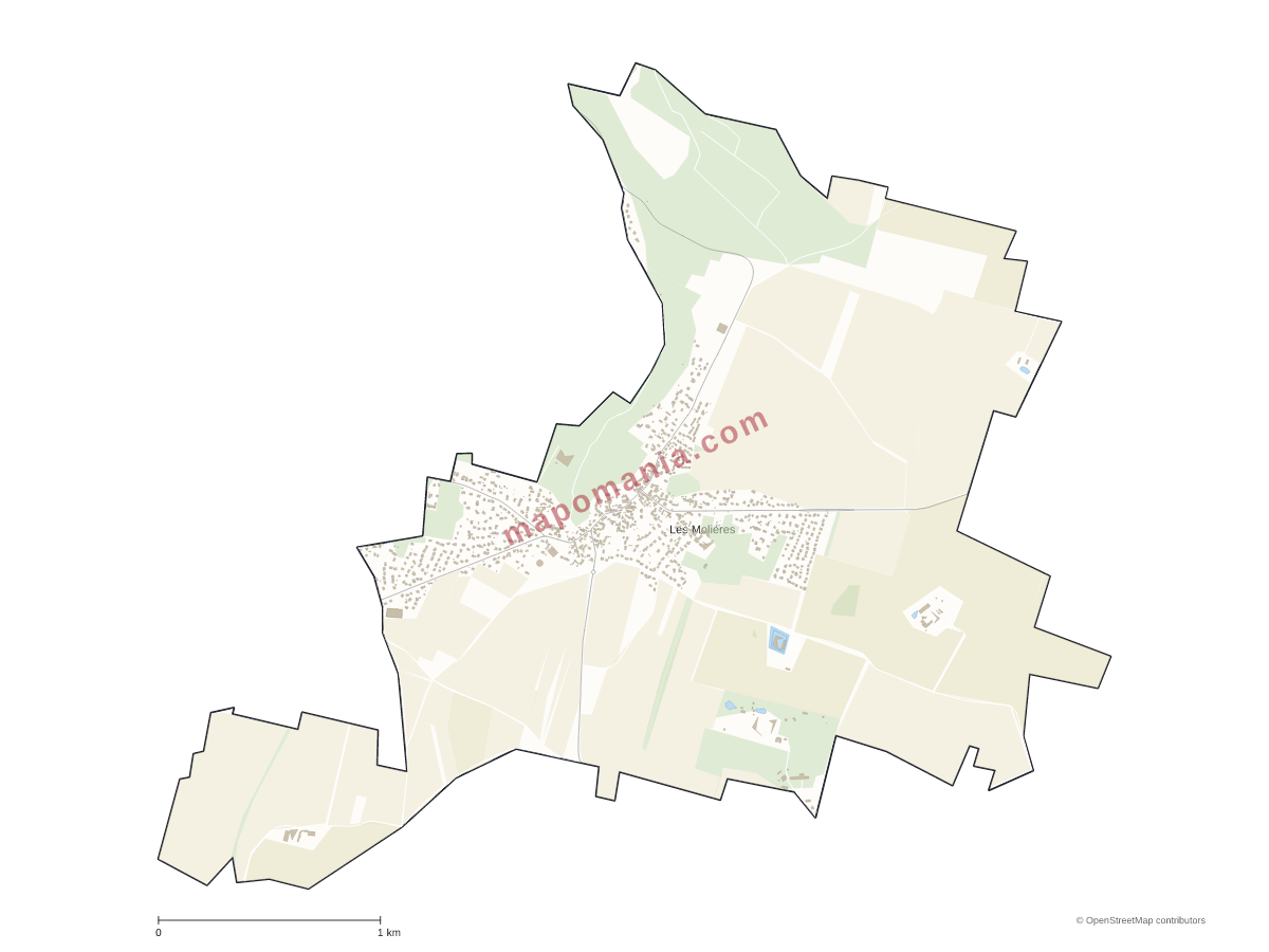 Carte de Les Molières à personnaliser