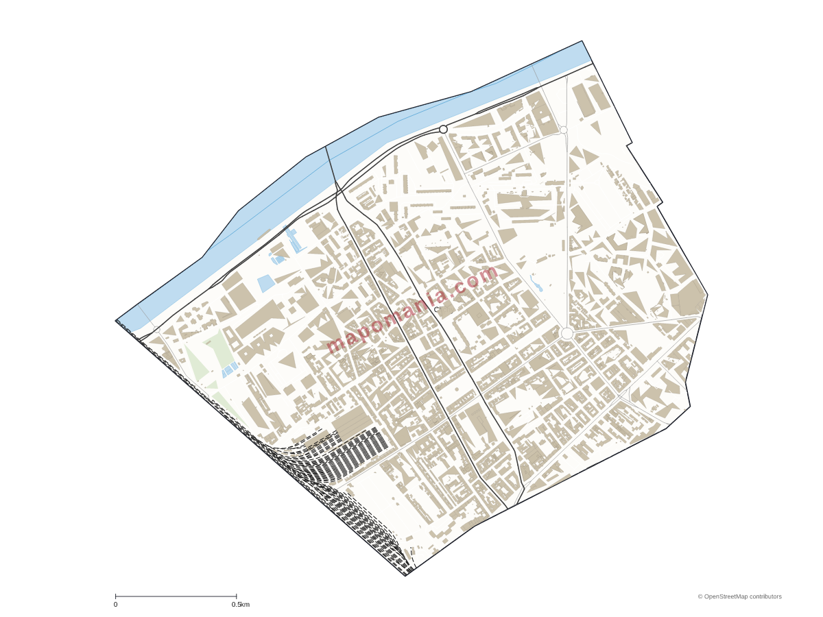 Carte de Clichy à personnaliser