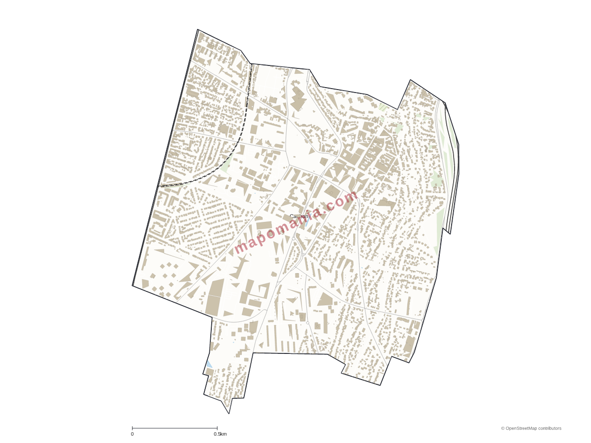 Carte de Cachan à personnaliser