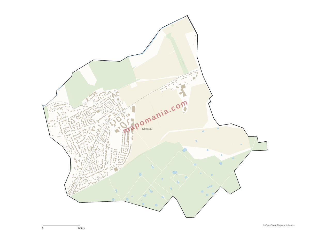 Carte de Noiseau à personnaliser
