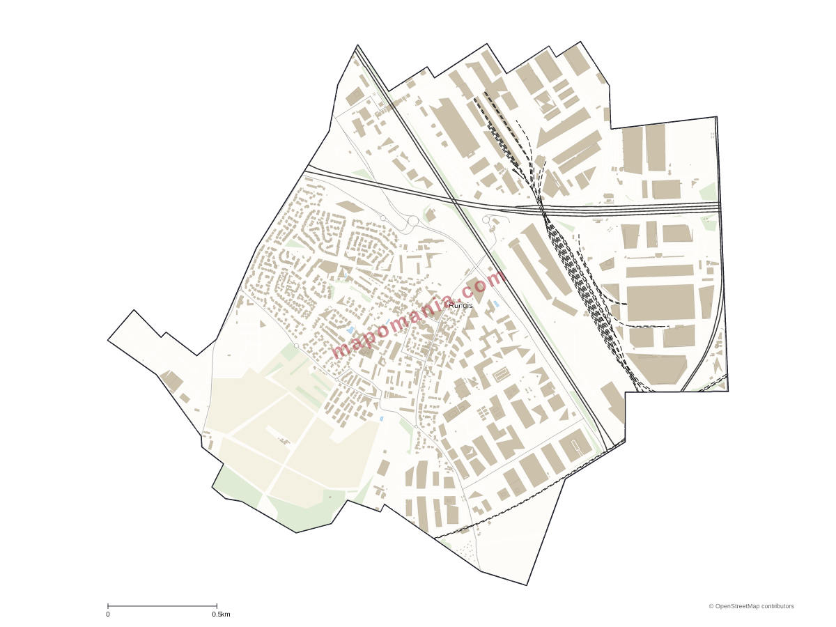 Carte de Rungis à personnaliser