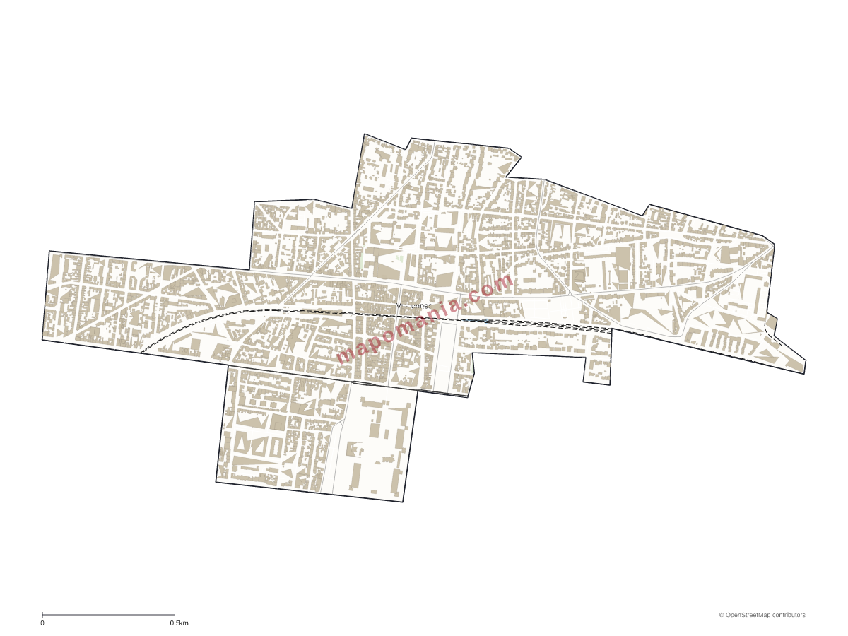 Carte de Vincennes à personnaliser