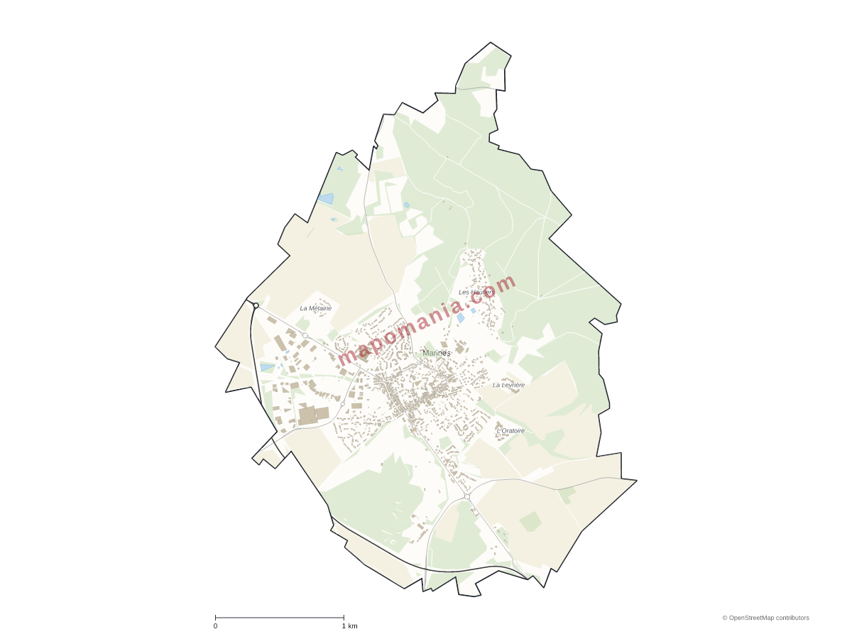 Carte de Marines à personnaliser