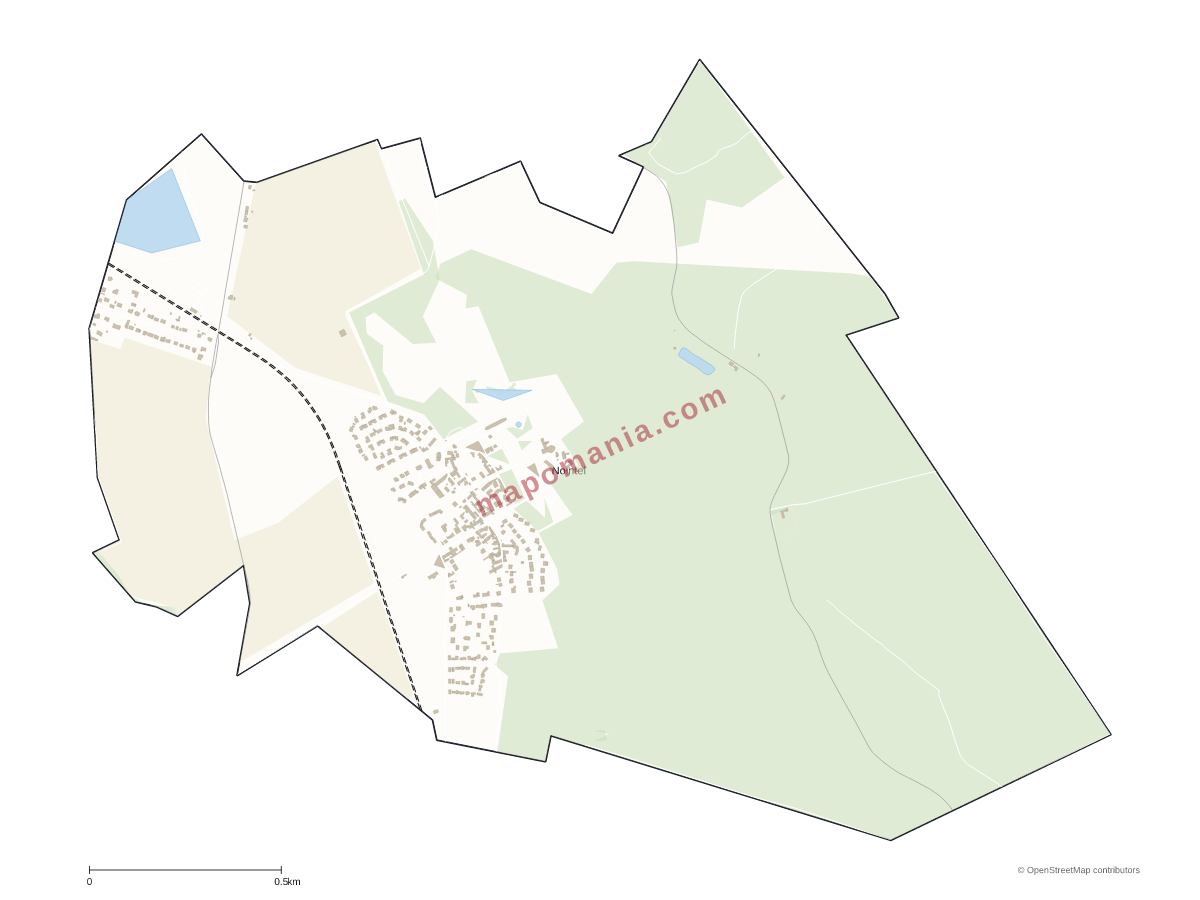 Carte de Nointel à personnaliser