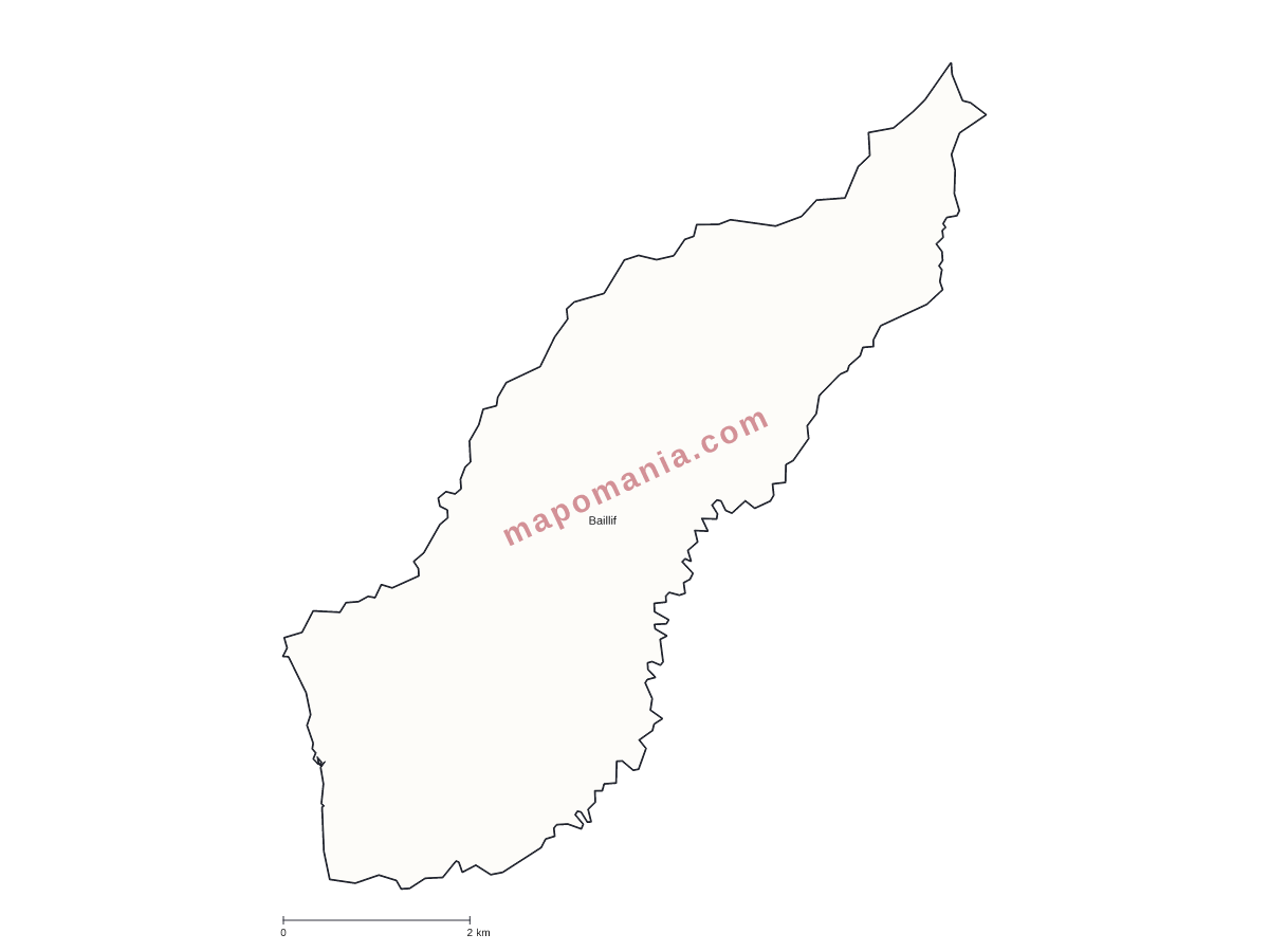 Carte de Baillif à personnaliser