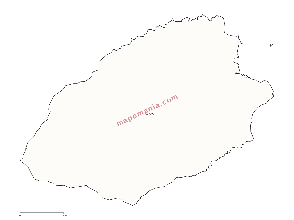 Carte de Goyave à personnaliser