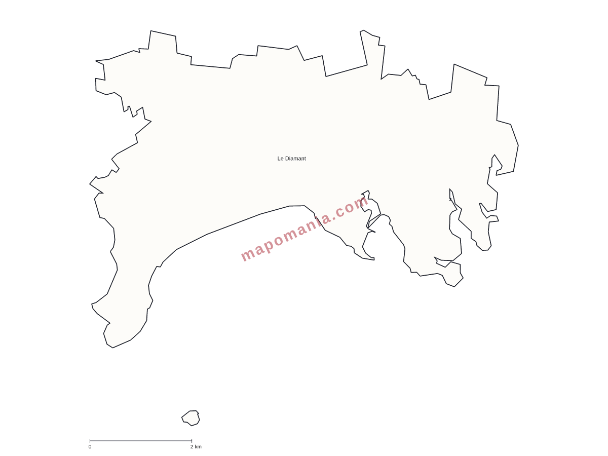 Carte de Le Diamant à personnaliser