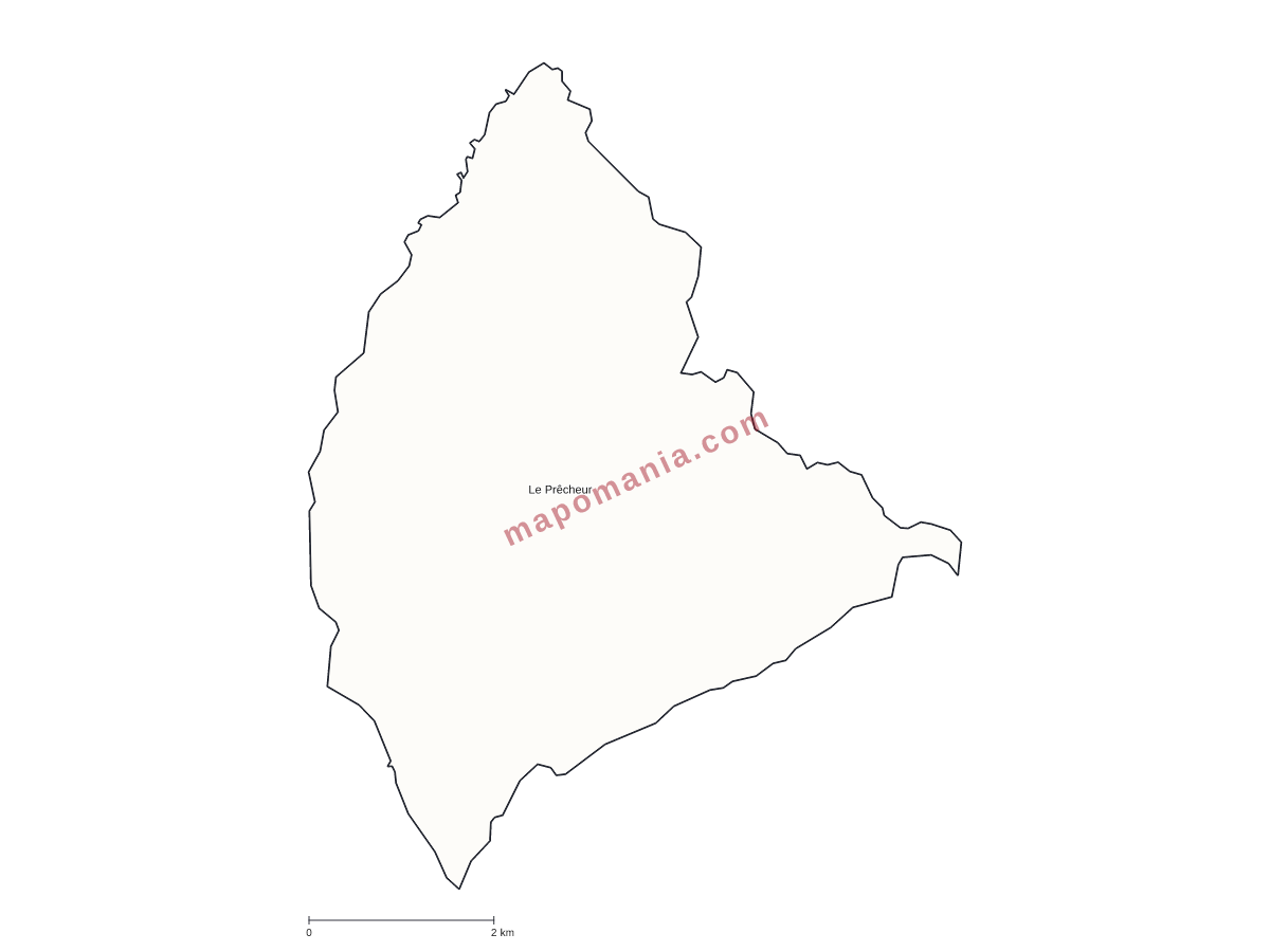 Carte de Le Prêcheur à personnaliser