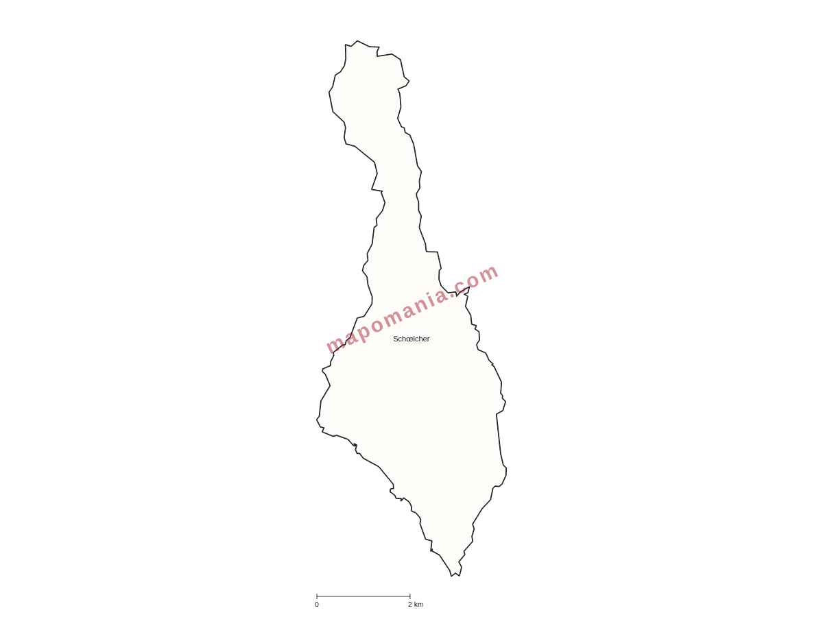 Carte de Schœlcher à personnaliser