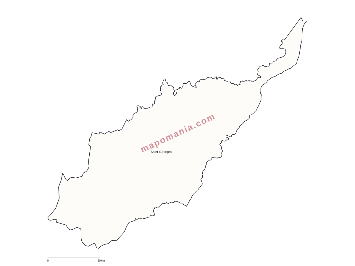 Carte de Saint-Georges à personnaliser