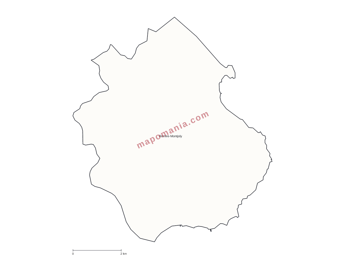 Carte de Remire-Montjoly à personnaliser