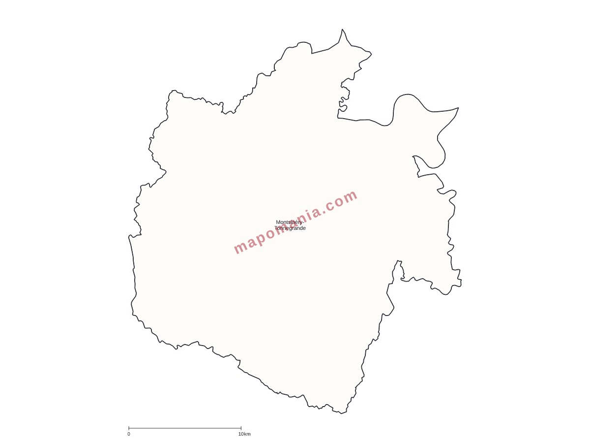 Carte de Montsinéry-Tonnegrande à personnaliser