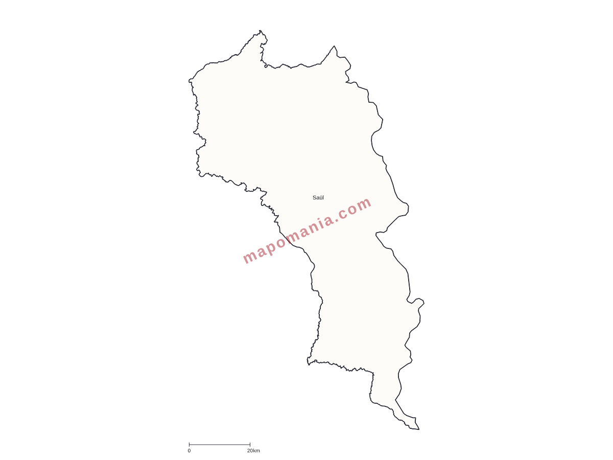 Carte de Saül à personnaliser