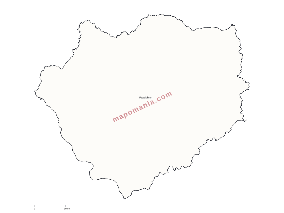Carte de Papaichton à personnaliser