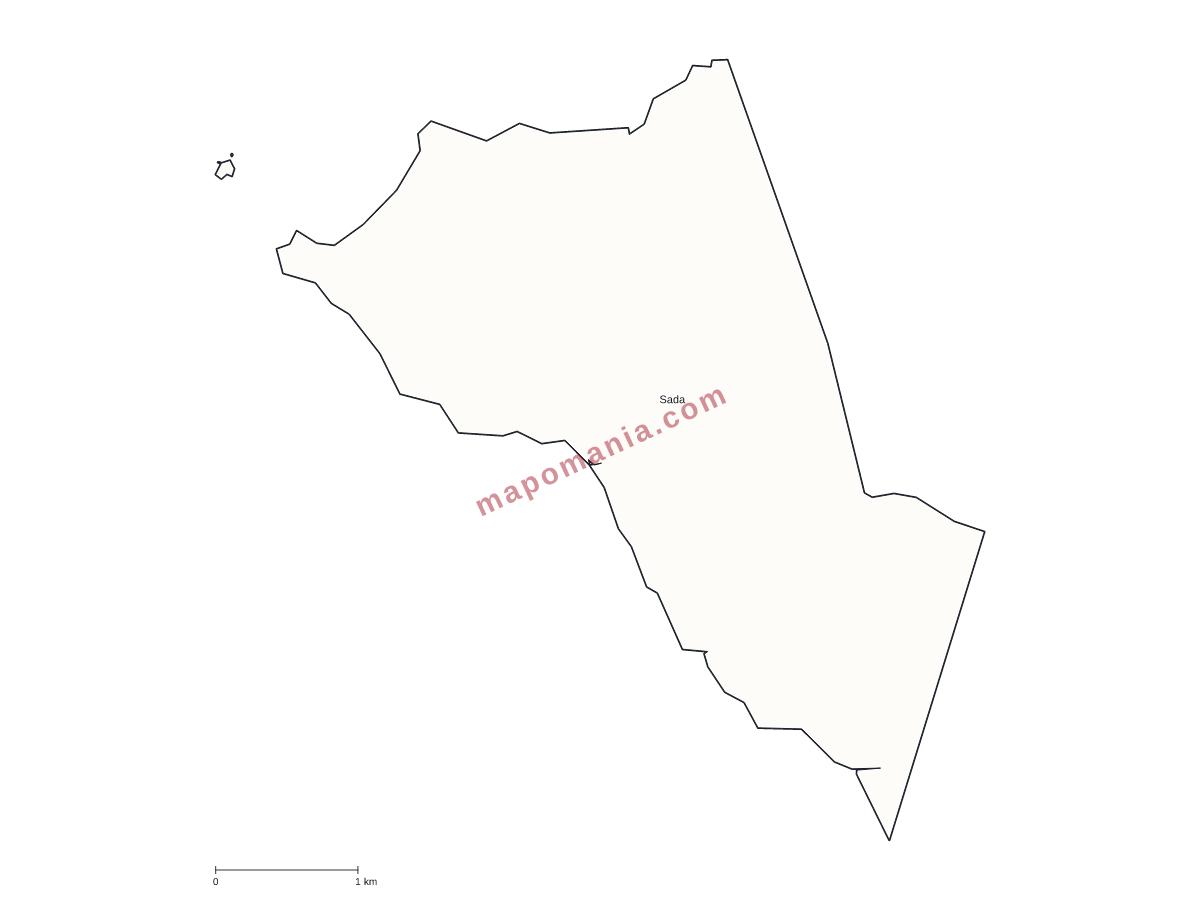 Carte de Sada à personnaliser