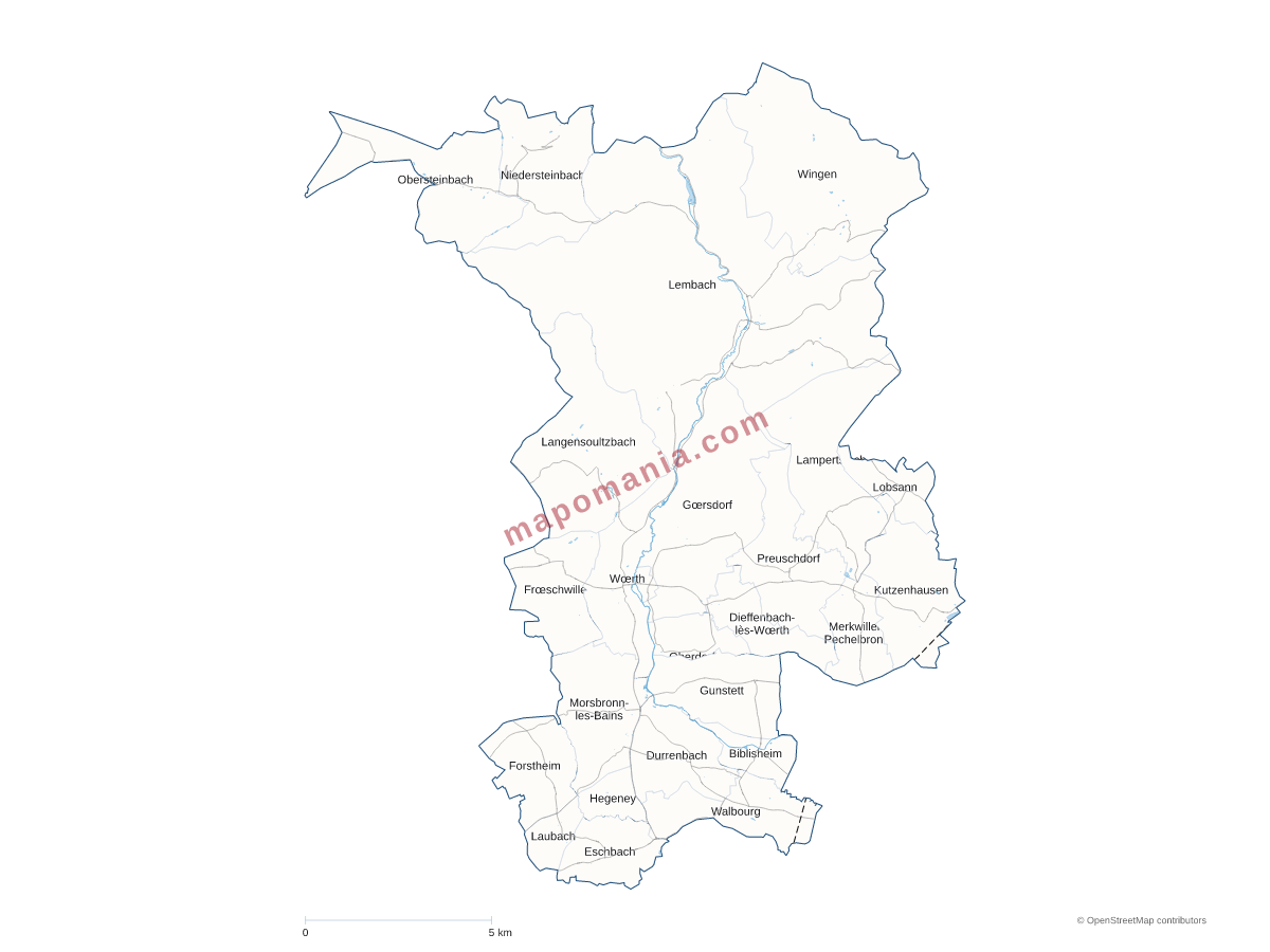 Carte de CC Sauer-Pechelbronn à personnaliser